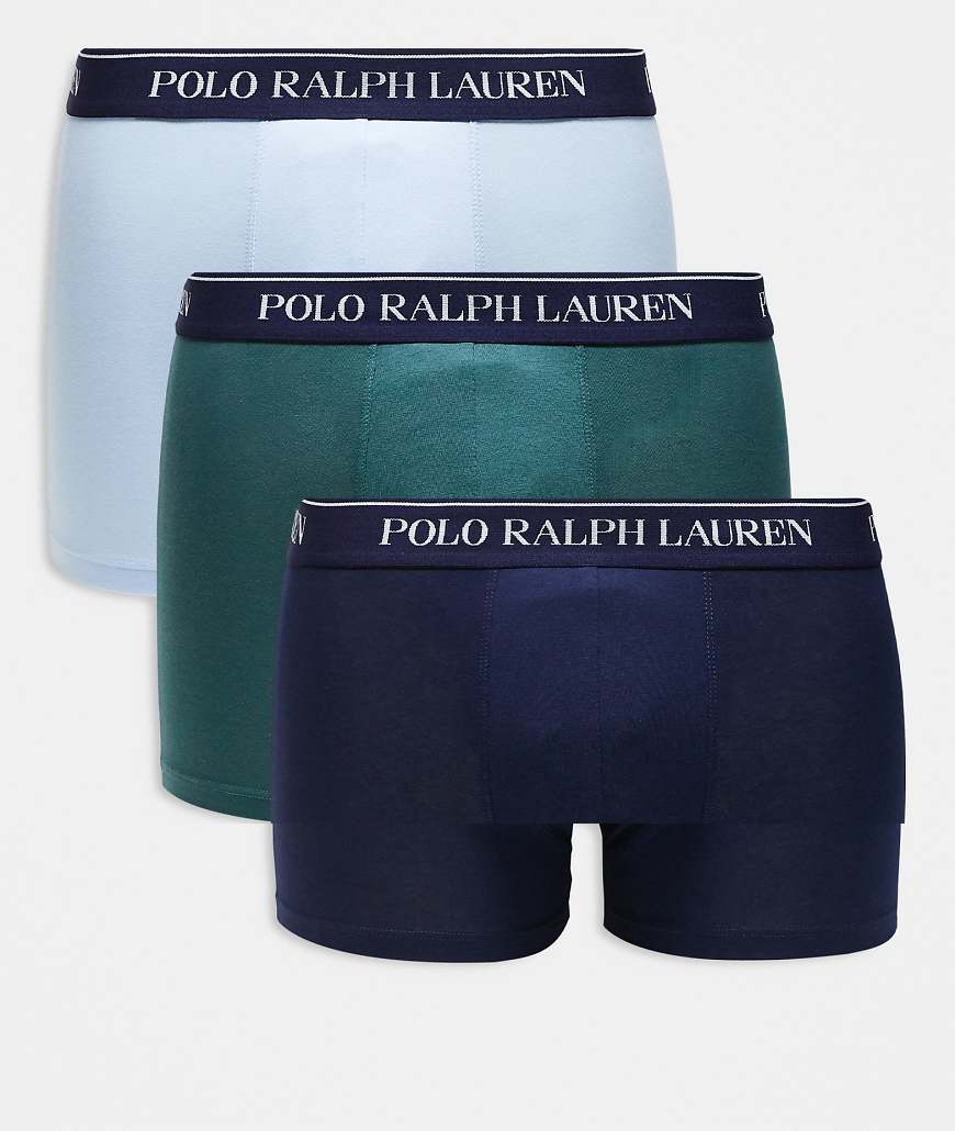 Polo Ralph Lauren - 3er-Pack Unterhosen in verschiedenen Farben mit Logo-Bund-Bunt von Polo Ralph Lauren