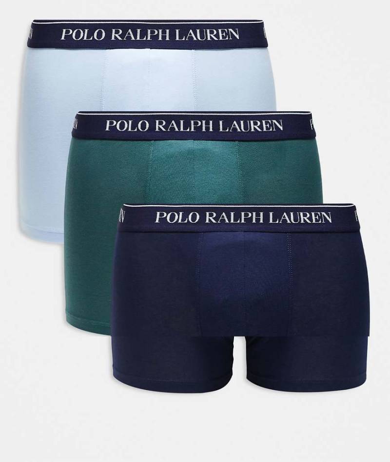 Polo Ralph Lauren - 3er-Pack Unterhosen in verschiedenen Farben mit Logo-Bund-Bunt von Polo Ralph Lauren