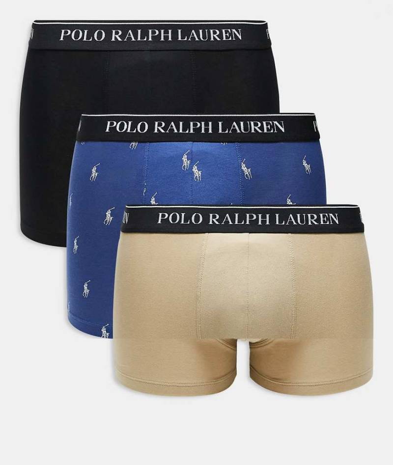 Polo Ralph Lauren - 5er-Pack klassische Unterhosen in verschiedenen Farben mit Logo-Bund-Bunt von Polo Ralph Lauren