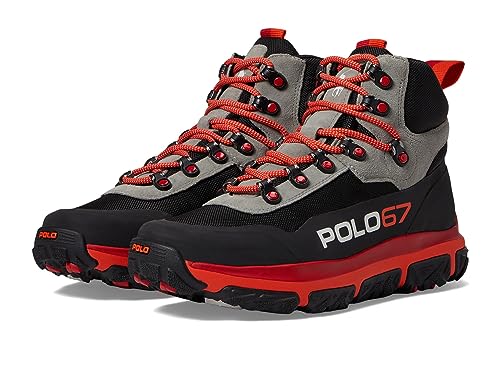 Polo Ralph Lauren Advtr 300mid Herren-Stiefel, schwarz/grau, 44 EU von Polo Ralph Lauren