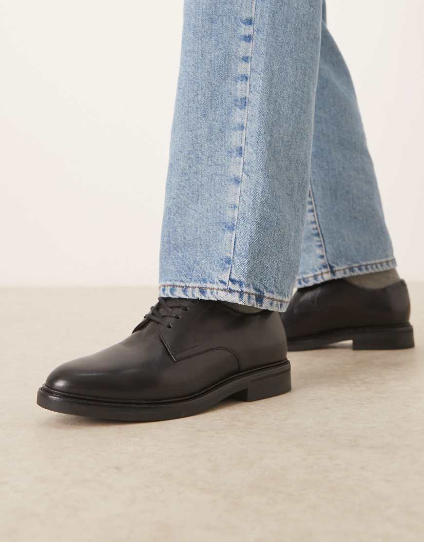 Polo Ralph Lauren - Asher - Derby-Schuhe aus Leder in Schwarz zum Ausgehen von Polo Ralph Lauren