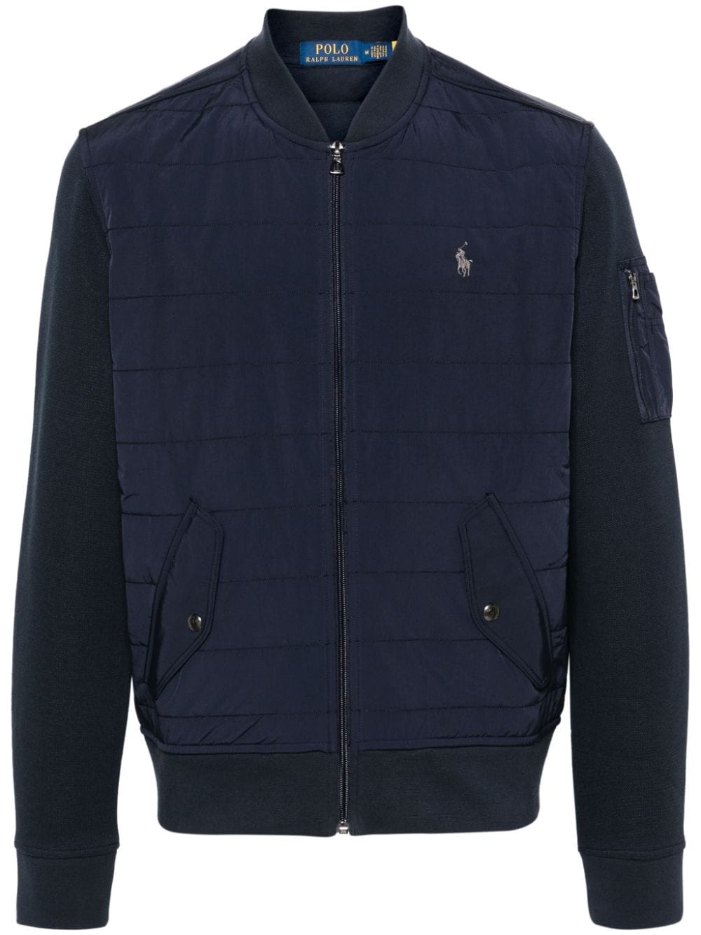 Polo Ralph Lauren Aviator Jacke mit Einsätzen - Blau von Polo Ralph Lauren