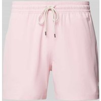 Polo Ralph Lauren Badehose mit Logo-Stitching Modell 'TRAVELER' in Rosa, Größe XXL von Polo Ralph Lauren