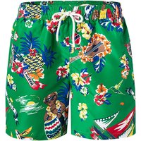 Polo Ralph Lauren Herren Badeshorts grün,multicolor floral,Gemustert,Mit Prints von Polo Ralph Lauren