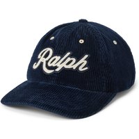 Polo Ralph Lauren Baseball Cap in Cord-Qualität mit Letter-Aufnäher in 0 von Polo Ralph Lauren