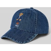 Polo Ralph Lauren Basecap in Denim-Optik in Dunkelblau Melange, Größe One Size von Polo Ralph Lauren