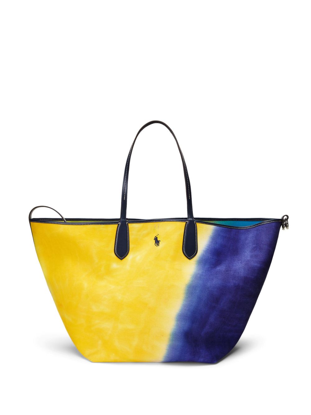 Polo Ralph Lauren Batik-Shopper aus Canvas - Blau von Polo Ralph Lauren