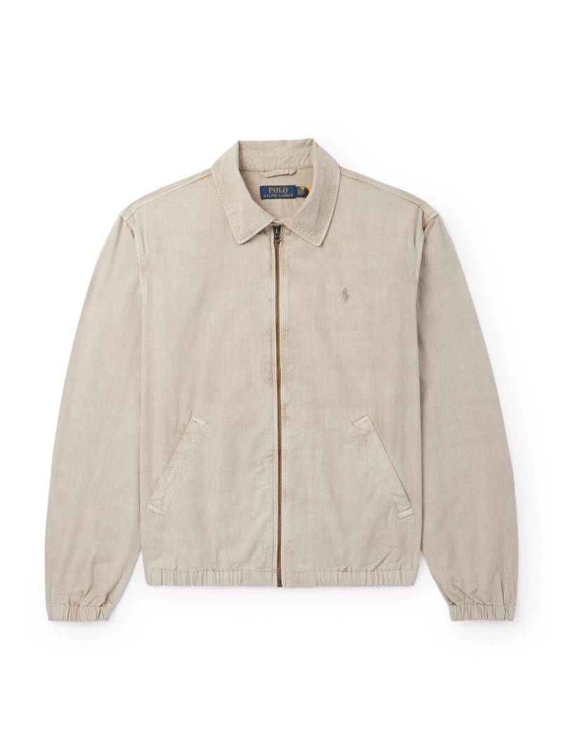Polo Ralph Lauren - Bayport Cotton-Poplin Jacket - Men - Neutrals - XXL von Polo Ralph Lauren