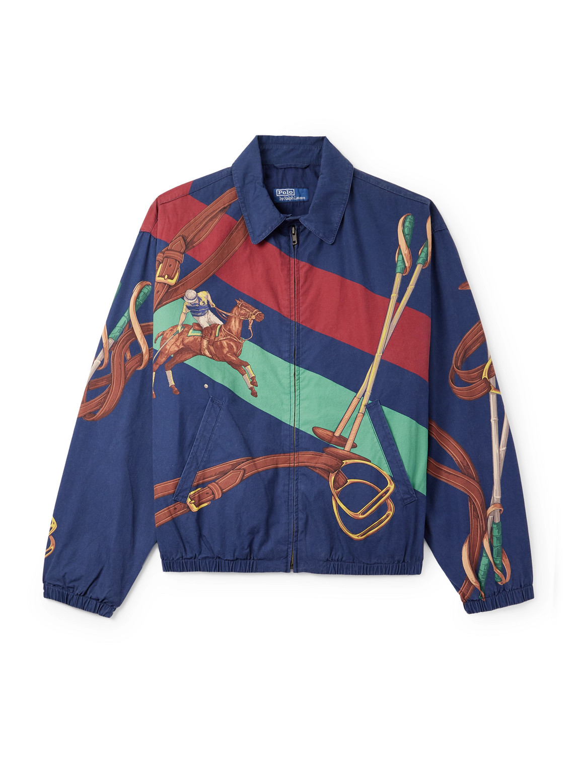 Polo Ralph Lauren - Bayport Printed Cotton-Twill Jacket - Men - Black - XXL von Polo Ralph Lauren