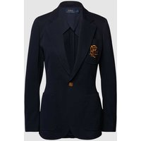 Polo Ralph Lauren Blazer mit Label-Stitching in Marine, Größe 34 von Polo Ralph Lauren