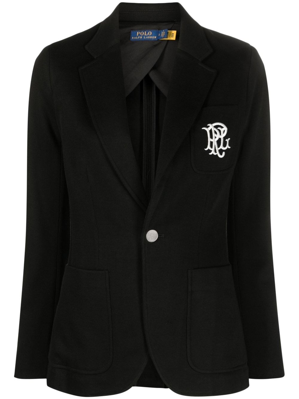 Polo Ralph Lauren Blazer mit Logo-Stickerei - Schwarz von Polo Ralph Lauren