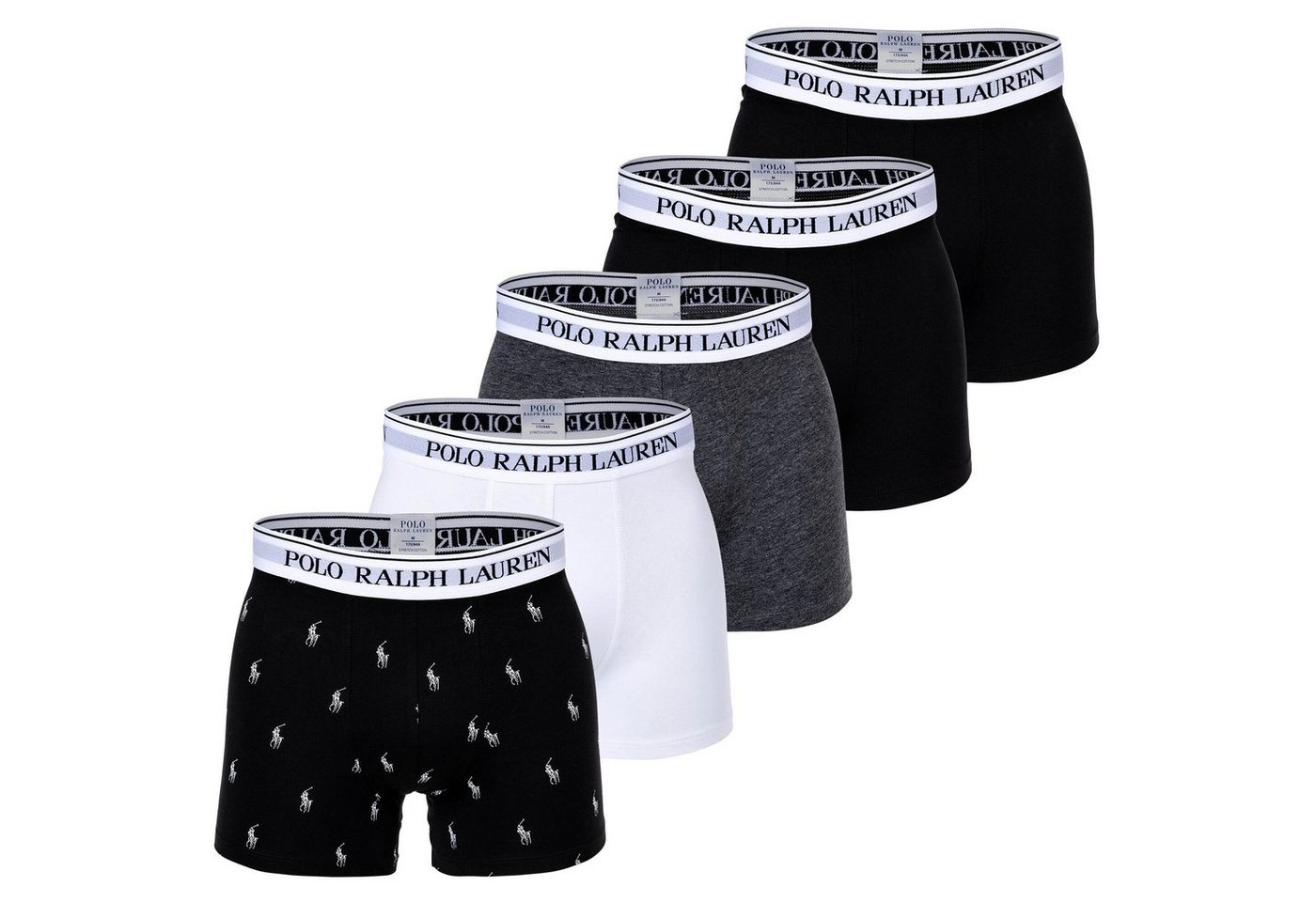 Polo Ralph Lauren Boxer Herren Boxer Shorts, 5er Pack - CLSSIC TRUNK-5 von Polo Ralph Lauren