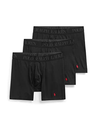 Polo Ralph Lauren Boxershorts, 4D-Flex, Baumwolle, Modal, Stretch, 3er-Pack - Schwarz - Small von Polo Ralph Lauren
