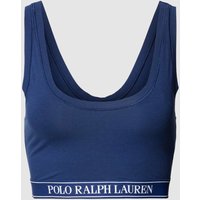 Polo Ralph Lauren Bralette mit Label-Stitching in Marine, Größe L von Polo Ralph Lauren