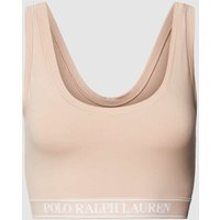 Polo Ralph Lauren Bralette mit Label-Stitching in Rose, Größe L von Polo Ralph Lauren