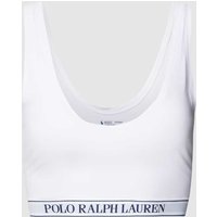 Polo Ralph Lauren Bralette mit Label-Stitching in Weiss, Größe M von Polo Ralph Lauren