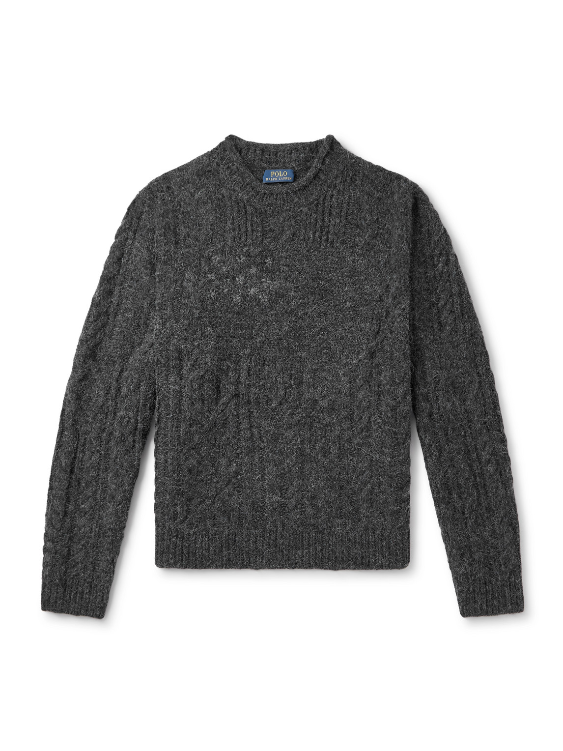 Polo Ralph Lauren - Brushed-Knit Sweater - Men - Gray - XL von Polo Ralph Lauren