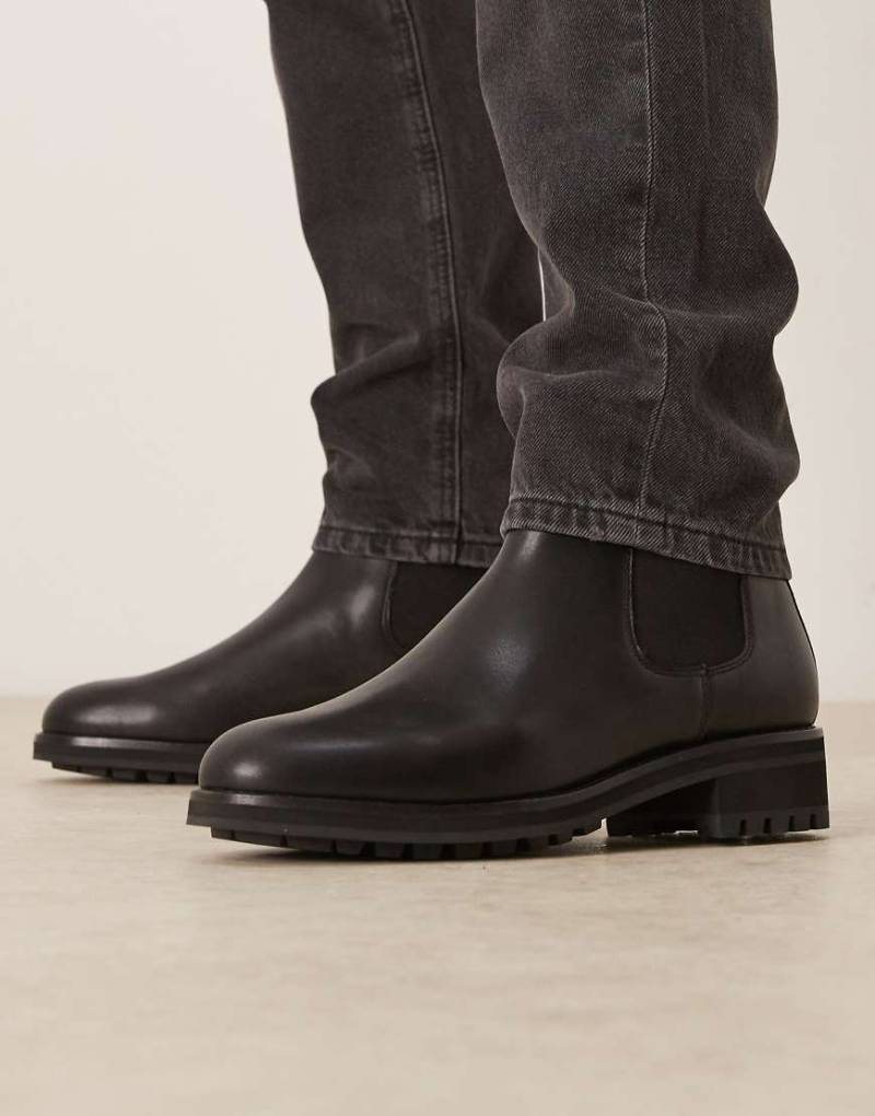 Polo Ralph Lauren - Bryson - Chelsea-Stiefel aus Leder in Schwarz von Polo Ralph Lauren