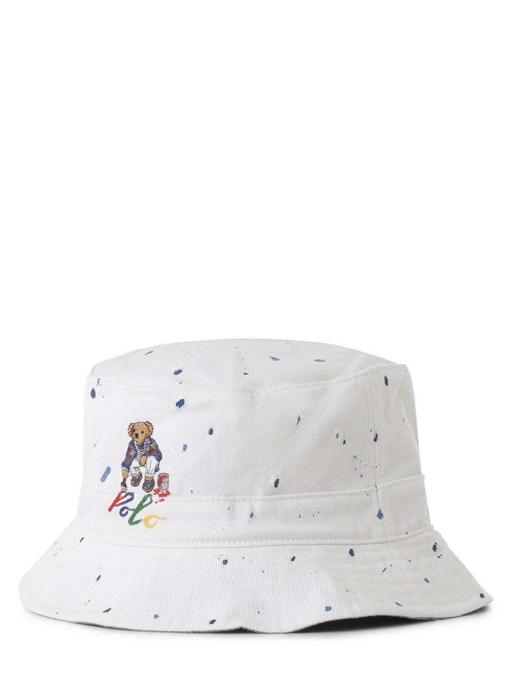 Polo Ralph Lauren Bucket Hat Herren Baumwolle gemustert, weiß von Polo Ralph Lauren