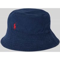 Polo Ralph Lauren Bucket Hat aus Leinen mit Label-Detail in Dunkelblau, Größe One Size von Polo Ralph Lauren