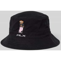 Polo Ralph Lauren Bucket Hat mit Motiv-Stitching in Black, Größe One Size von Polo Ralph Lauren