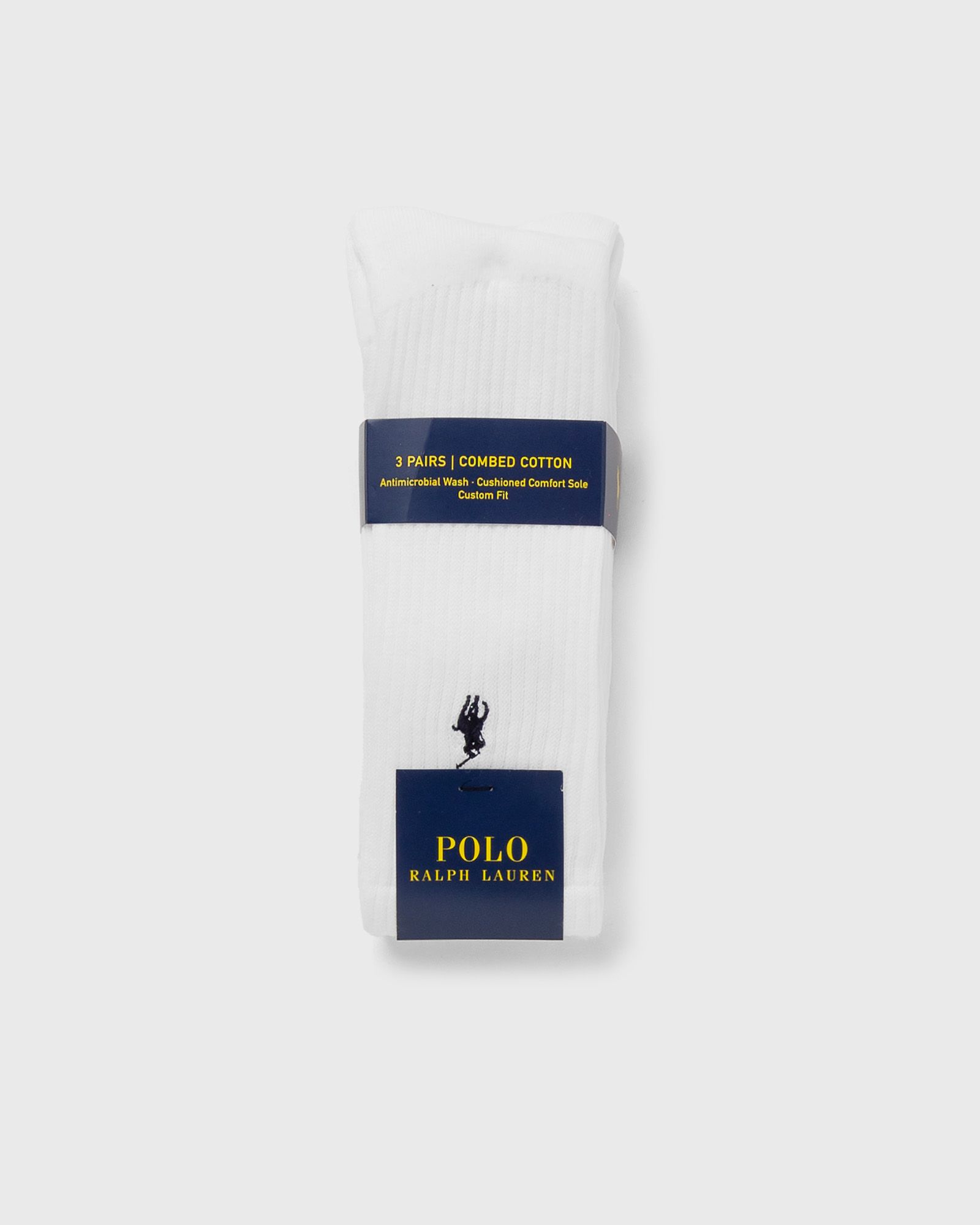 Polo Ralph Lauren CREW SOCKS 3-PACK men Socks white in Größe:ONE SIZE von Polo Ralph Lauren