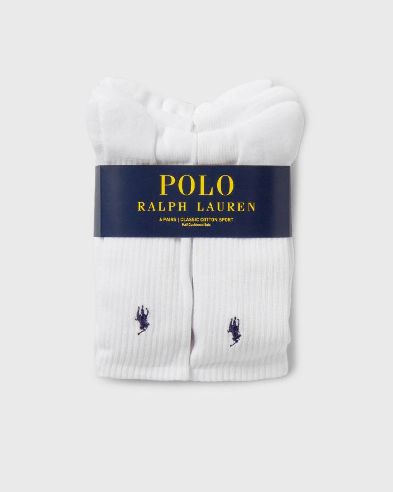 Polo Ralph Lauren CREW SOCKS 6-PACK men Socks white in Größe:ONE SIZE Polo Ralph Lauren CREW SOCKS 6-PACK men Socks white in Größe:ONE SIZE von Polo Ralph Lauren
