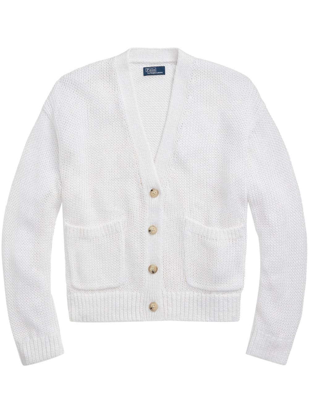 Polo Ralph Lauren Cardigan mit Lochstrickmuster - Weiß von Polo Ralph Lauren