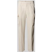 Polo Ralph Lauren Cargohose aus Leinen mit Label-Detail in Beige, Größe 36/32 Polo Ralph Lauren Cargohose aus Leinen mit Label-Detail in Beige, Größe 36/32 von Polo Ralph Lauren