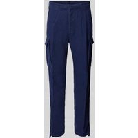 Polo Ralph Lauren Cargohose aus Leinen mit Label-Detail in Marine, Größe 36/32 Polo Ralph Lauren Cargohose aus Leinen mit Label-Detail in Marine, Größe 36/32 von Polo Ralph Lauren