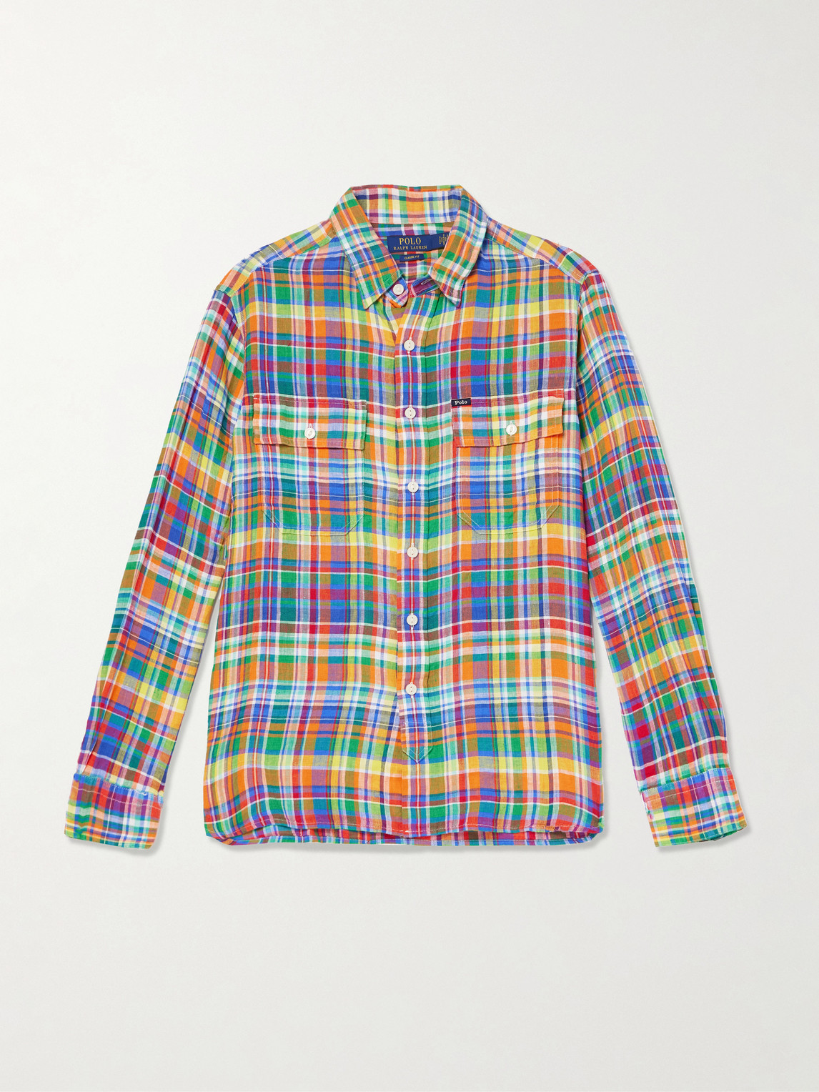 Polo Ralph Lauren - Checked Linen Shirt - Men - Multi - M von Polo Ralph Lauren