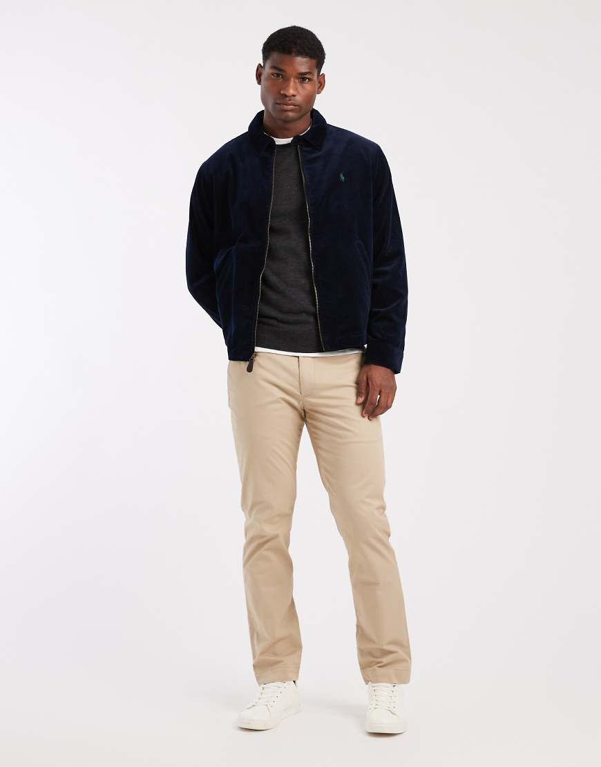 Polo Ralph Lauren - Chinohose aus Twill in Khaki-Beige mit flachem, elastischem Bund und geradem Schnitt-Neutral von Polo Ralph Lauren