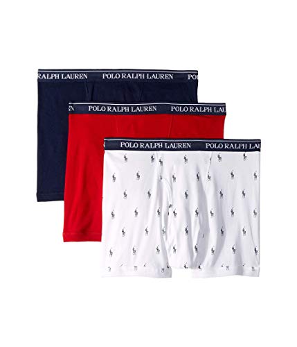 Polo Ralph Lauren Classic Cotton Boxer Brief 3-Pack von POLO RALPH LAUREN