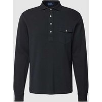 Polo Ralph Lauren Classic Fit Poloshirt mit Knopfleiste in Black, Größe L von Polo Ralph Lauren