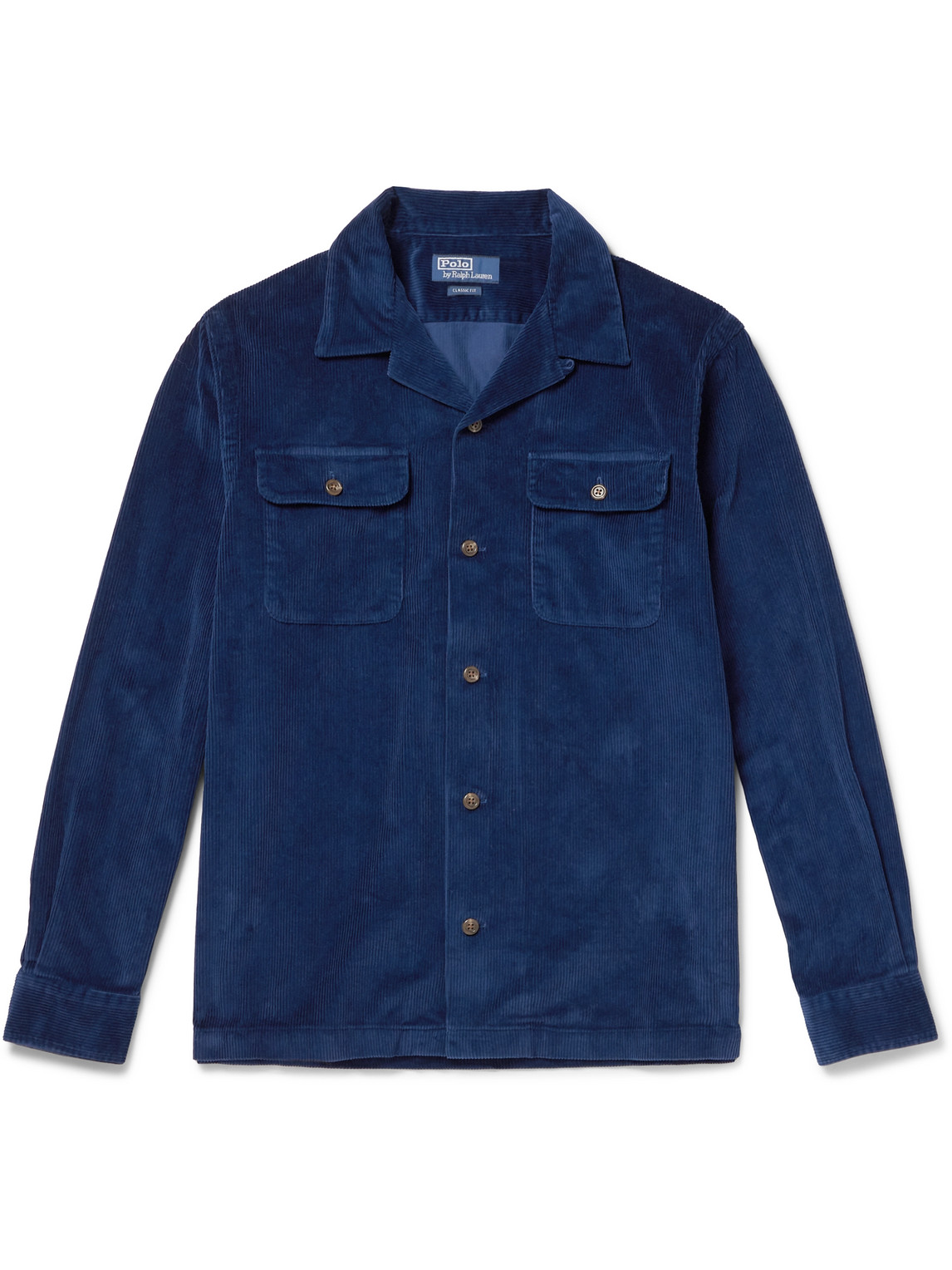 Polo Ralph Lauren - Convertible-Collar Cotton-Corduroy Shirt - Men - Blue - XXL von Polo Ralph Lauren