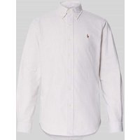 Polo Ralph Lauren Custom Fit Freizeithemd mit Button-Down-Kragen in Beige, Größe L von Polo Ralph Lauren