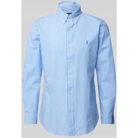 Polo Ralph Lauren Custom Fit Freizeithemd mit Button-Down-Kragen in Bleu, Größe S von Polo Ralph Lauren