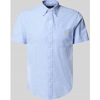 Polo Ralph Lauren Custom Fit Freizeithemd mit Button-Down-Kragen in Bleu, Größe XXL von Polo Ralph Lauren
