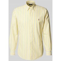 Polo Ralph Lauren Custom Fit Freizeithemd mit Button-Down-Kragen in Gelb, Größe S von Polo Ralph Lauren