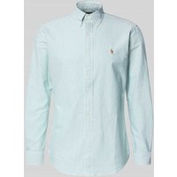 Polo Ralph Lauren Custom Fit Freizeithemd mit Button-Down-Kragen in Hellgruen, Größe L von Polo Ralph Lauren