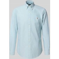 Polo Ralph Lauren Custom Fit Freizeithemd mit Button-Down-Kragen in Hellgruen, Größe XL von Polo Ralph Lauren