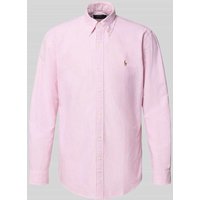 Polo Ralph Lauren Custom Fit Freizeithemd mit Button-Down-Kragen in Lila Melange, Größe XXL von Polo Ralph Lauren