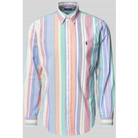 Polo Ralph Lauren Custom Fit Freizeithemd mit Button-Down-Kragen in Marine, Größe XXL von Polo Ralph Lauren