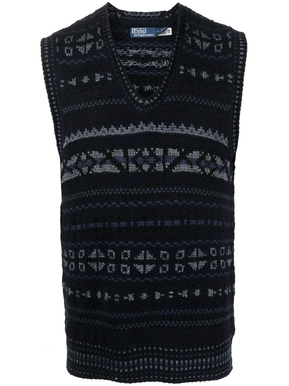 Polo Ralph Lauren Pullunder mit Fair-Isle-Muster - Blau von Polo Ralph Lauren