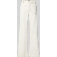 Polo Ralph Lauren Flared Jeans mit aufgesetzten Eingrifftaschen in Offwhite, Größe 29 Polo Ralph Lauren Flared Jeans mit aufgesetzten Eingrifftaschen in Offwhite, Größe 29 von Polo Ralph Lauren
