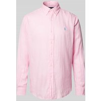 Polo Ralph Lauren Custom Fit Freizeithemd aus reinem Leinen in Rosa, Größe XL von Polo Ralph Lauren