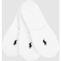 Polo Ralph Lauren Füßlinge mit Stretch-Anteil im 3er-Pack in Weiss, Größe One Size von Polo Ralph Lauren