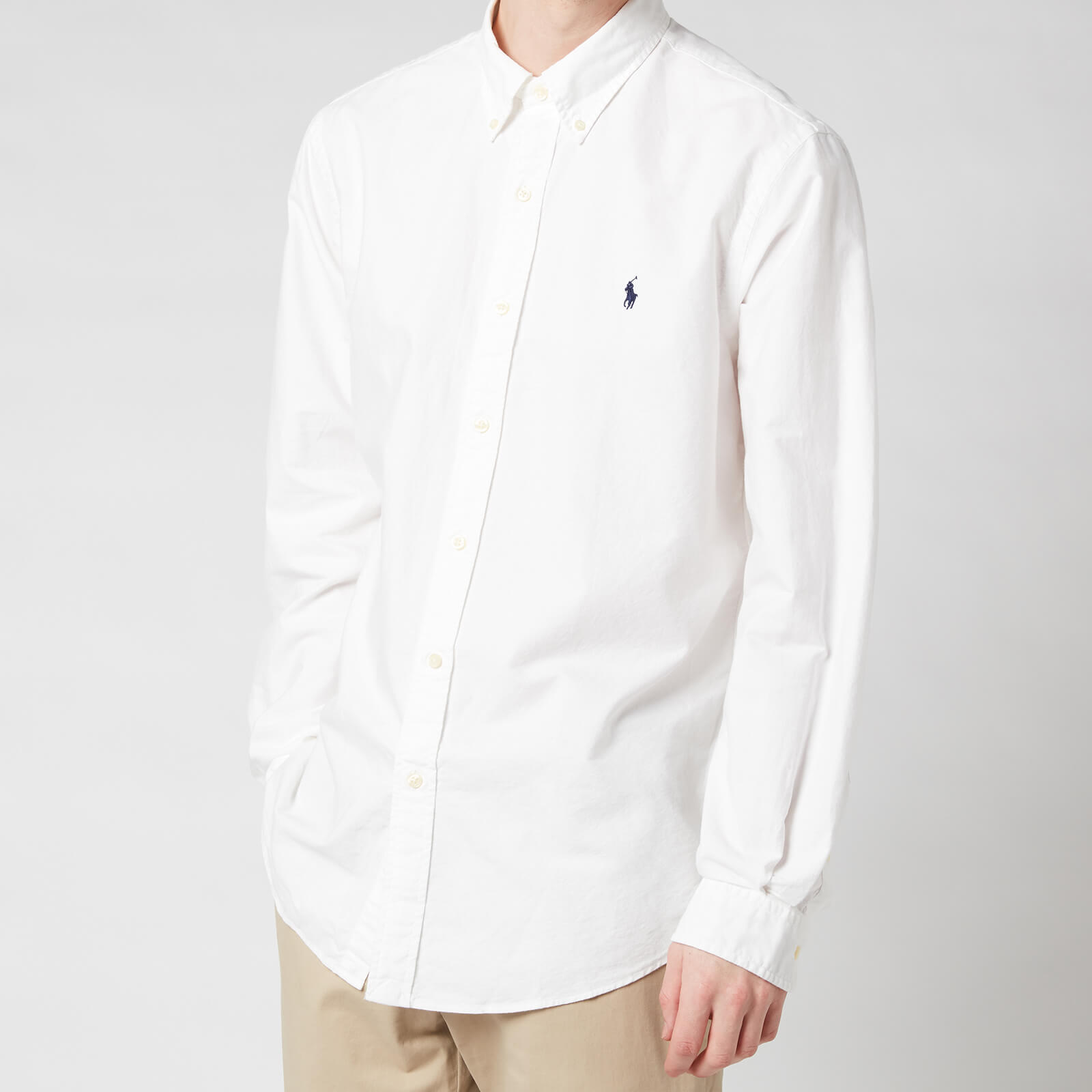 Polo Ralph Lauren Gefärbtes Custom-Fit Oxfordhemd - White - XL von Polo Ralph Lauren