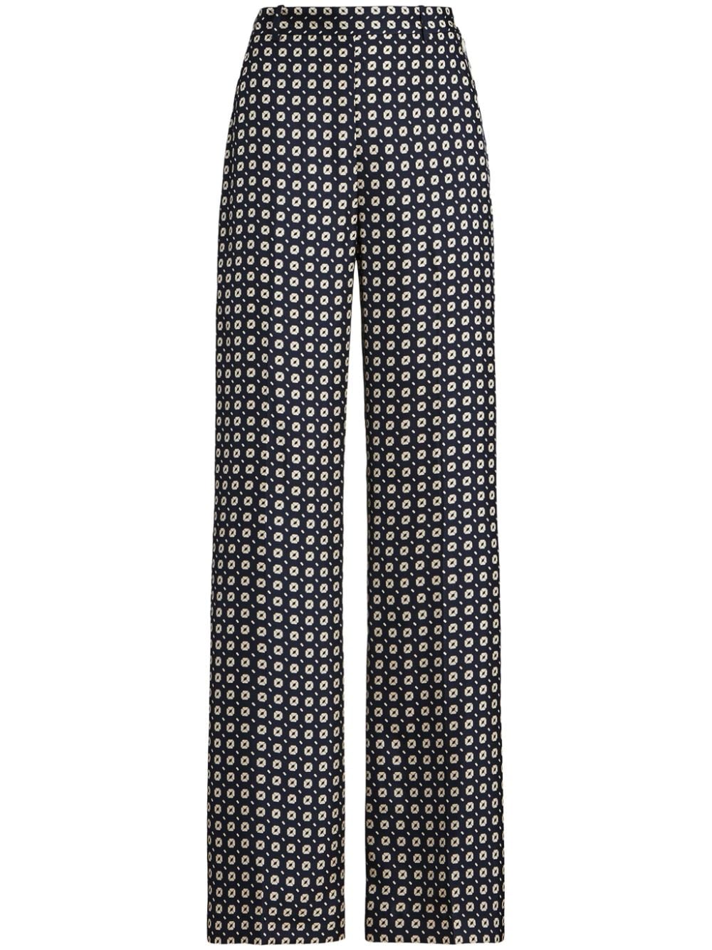 Polo Ralph Lauren Gerade Hose mit geometrischem Print - Blau von Polo Ralph Lauren