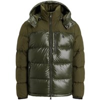 Polo Ralph Lauren Gesteppte Daunenjacke Gorham im Material-Mix in Glanz-Optik in XXL von Polo Ralph Lauren